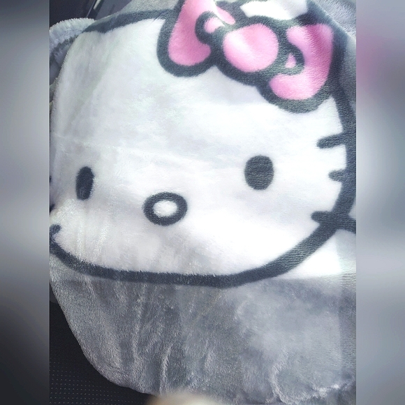 NWT Hello Kitty Soft Plush Fleece Twin Size Blanket - Picture 1 of 5